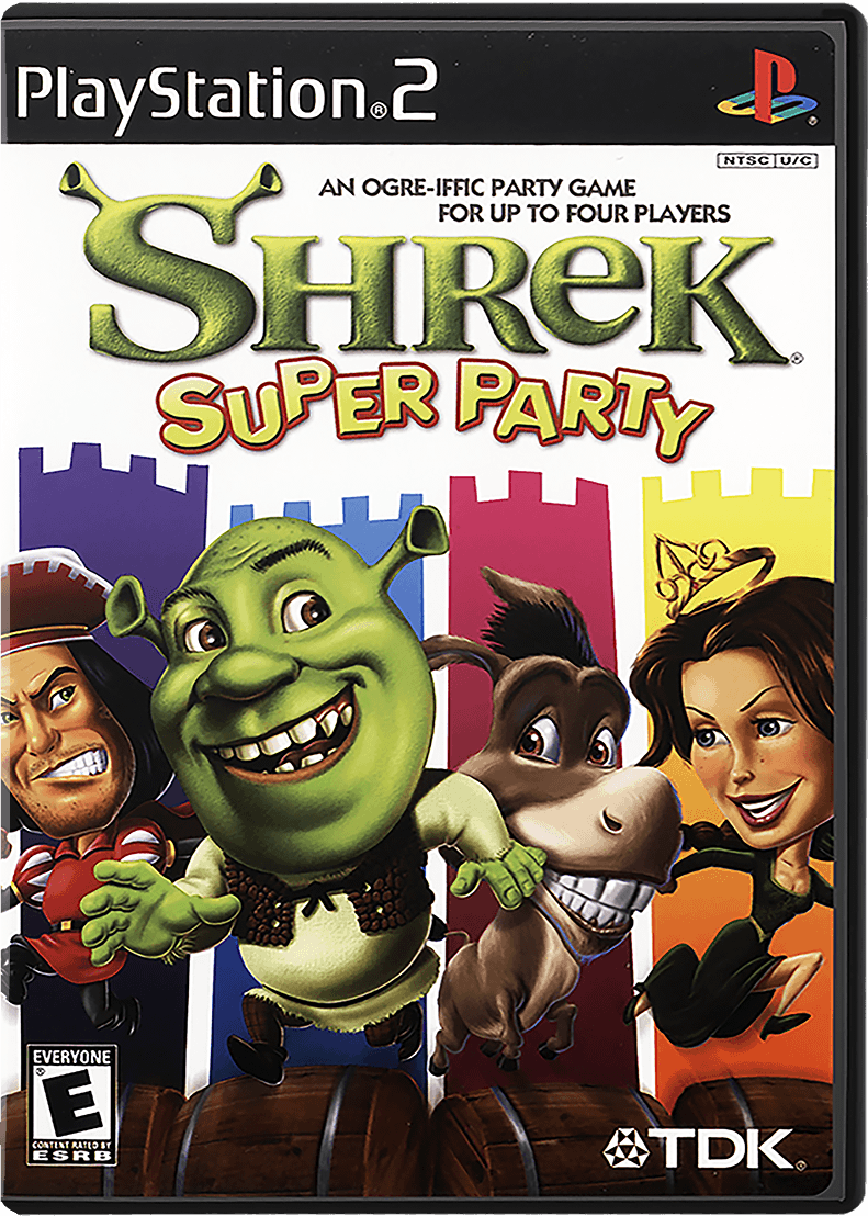 Shrek Super Party box art for Playstation 2